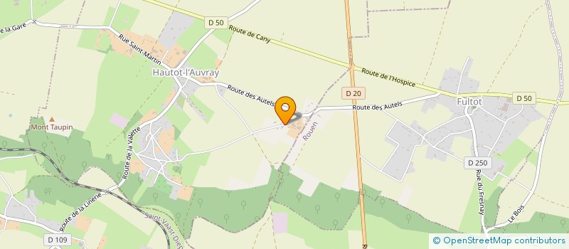 localisation de l'entreprise EARL VERDIERE à HAUTOT-L'AUVRAY