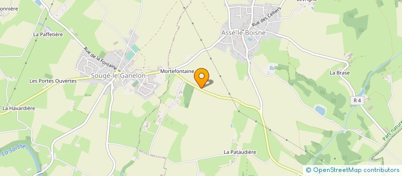 localisation de l'entreprise EARL VERGERS DU HAUT SUREAU  ASSE-LE-BOISNE