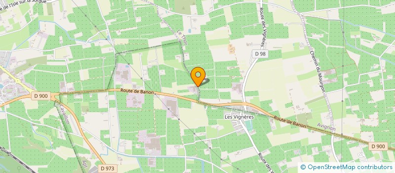 localisation de l'entreprise EARL VERGERS REYNAUD à CAVAILLON