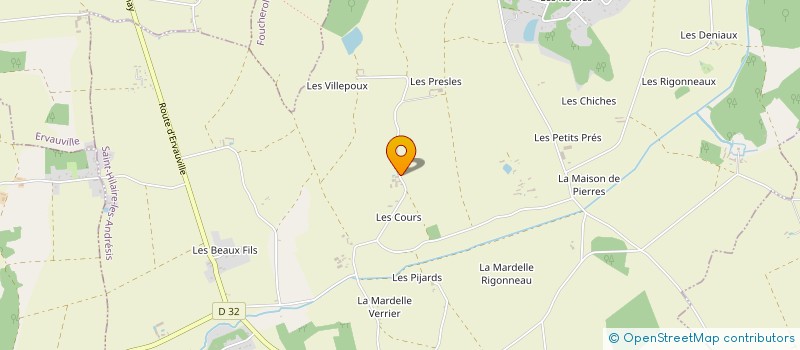 localisation de l'entreprise EARL VERJOT-GAUTHIER-POULET  CHANTECOQ
