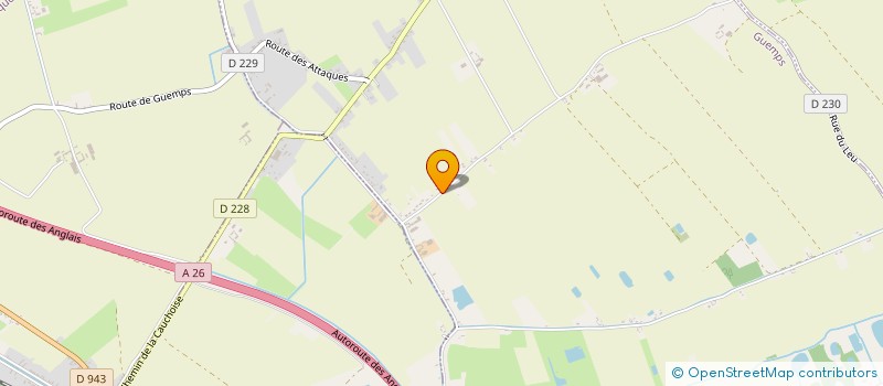 localisation de l'entreprise EARL VERMEESCH ERIC  OFFEKERQUE