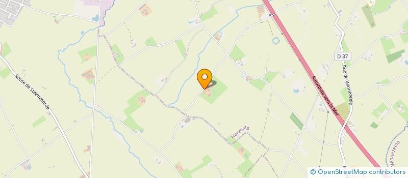 localisation de l'entreprise EARL VERMERSCH JEAN YVES  HERZEELE