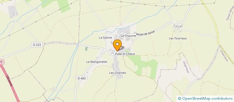 localisation de l'entreprise EARL VERNADAT  TAXAT-SENAT