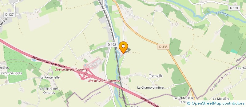 localisation de l'entreprise EARL VERNAY  DISSAY SOUS COURCILLON