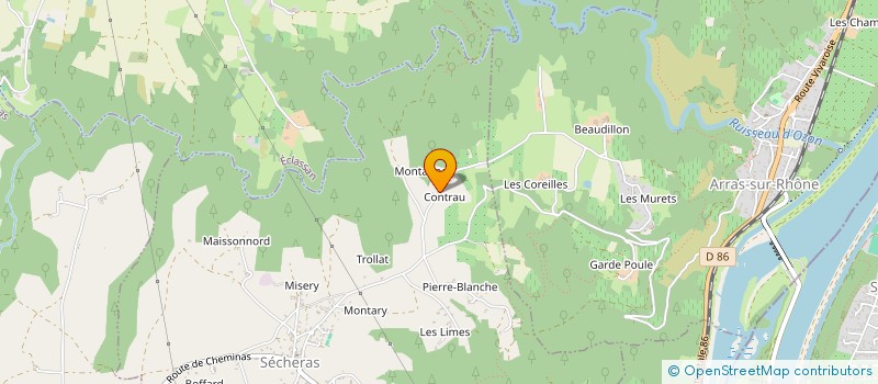 localisation de l'entreprise EARL VERNET DR  LEMPS