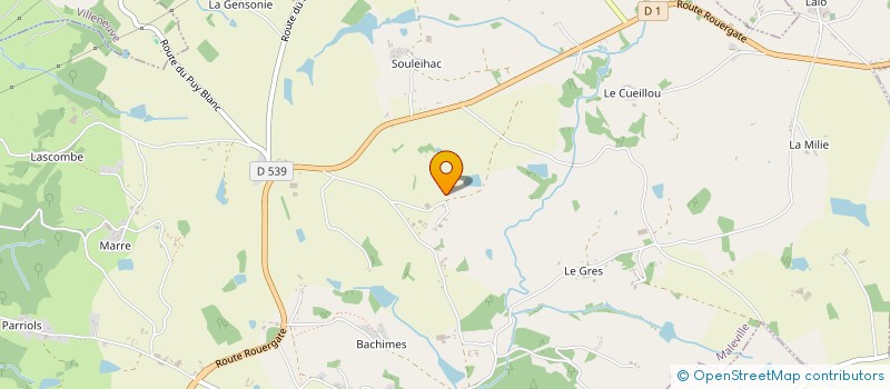 localisation de l'entreprise EARL VERNHES  MALEVILLE