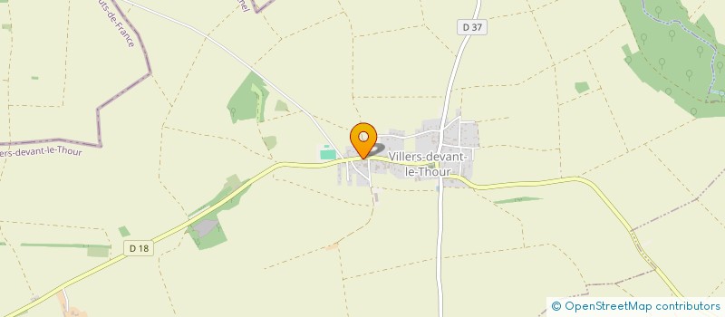 localisation de l'entreprise EARL VERON FRANSQUIN à VILLERS-DEVANT-LE-THOUR