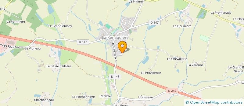 localisation de l'entreprise EARL VERRONNEAU à BEAUPREAU-EN-MAUGES