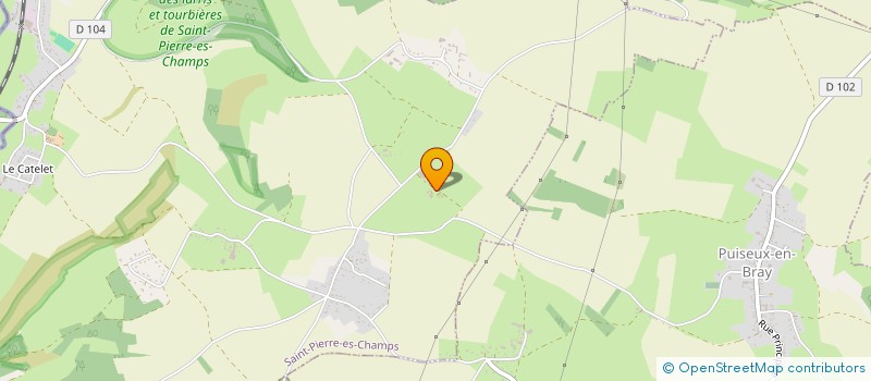 localisation de l'entreprise EARL VERVAEKE  SAINT-PIERRE-ES-CHAMPS