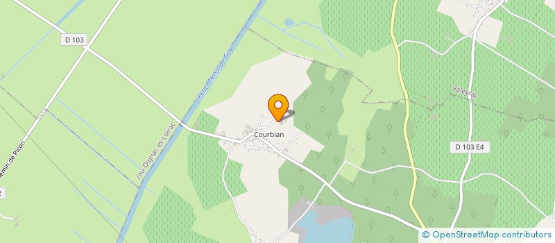 localisation de l'entreprise EARL VIDEAU FABIENNE ET PHILIPPE  BEGADAN