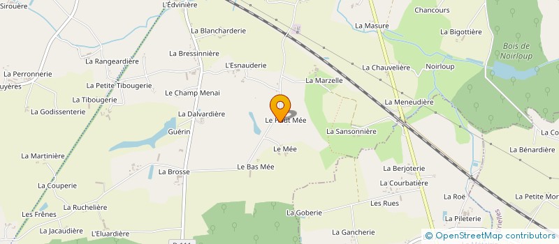 localisation de l'entreprise EARL VIEL F. HAUT MONTPERRON  ETRELLES