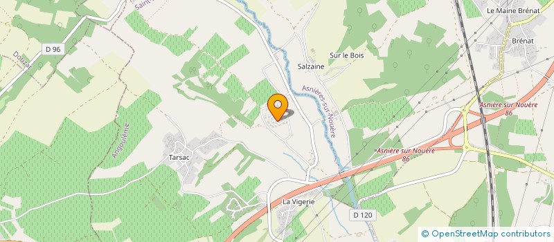 localisation de l'entreprise EARL VIGIER à MOULIDARS