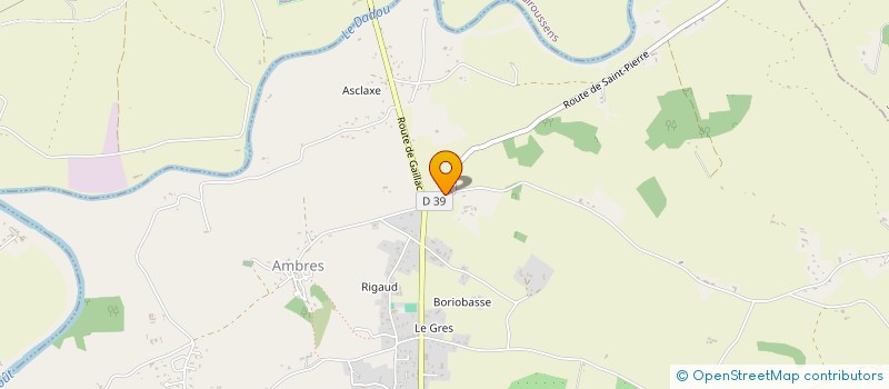 localisation de l'entreprise EARL VIGNEAUX  AMBRES