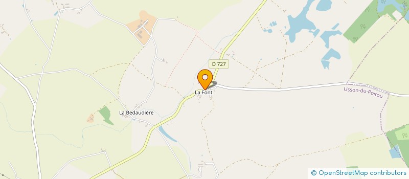 localisation de l'entreprise EARL VIGNES à USSON-DU-POITOU