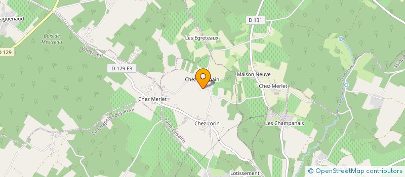 localisation de l'entreprise EARL VIGNOBLE GENDRONNEAU  SAINT-CESAIRE