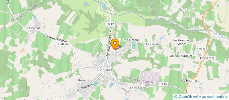 localisation de l'entreprise EARL VIGNOBLE RUSSAC à POMPORT