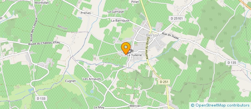 localisation de l'entreprise EARL VIGNOBLES ALINS CH ET FILS à BERSON