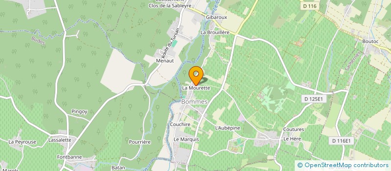 localisation de l'entreprise EARL VIGNOBLES ANNE MARIE LEGLISE à BOMMES