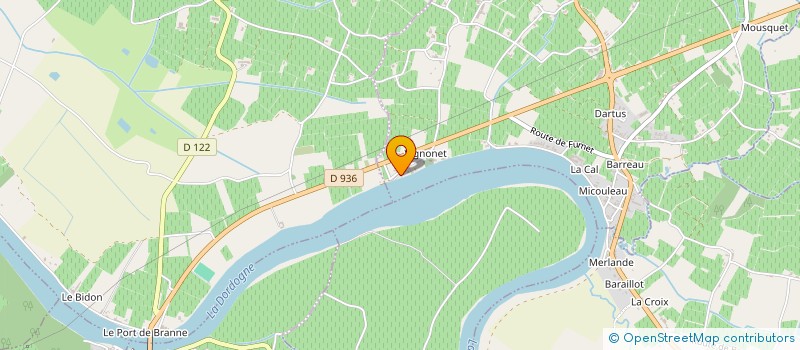 localisation de l'entreprise EARL VIGNOBLES BOULADOU BERNARD  VIGNONET