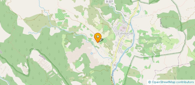 localisation de l'entreprise EARL VIGNOBLES F LA COUR  CONDORCET