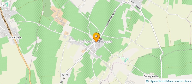 localisation de l'entreprise EARL VIGNOBLES HILAIRE à ANGEAC-CHAMPAGNE