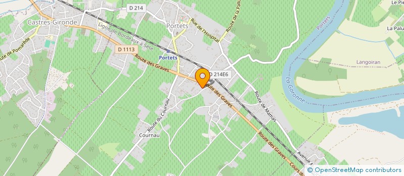 localisation de l'entreprise EARL VIGNOBLES LALANDE ET FILS à PORTETS