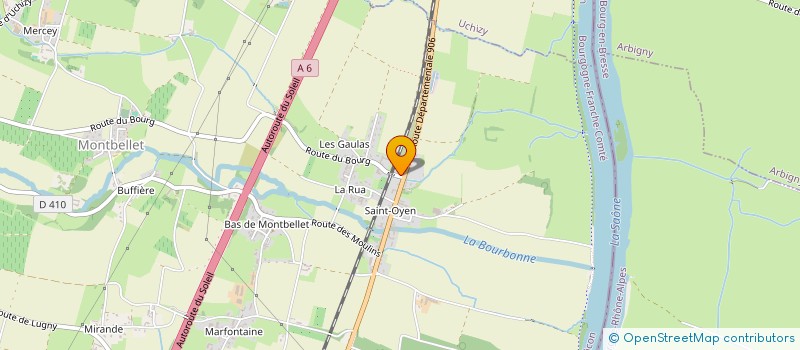 localisation de l'entreprise EARL VIGNOBLES LETOURNEAU à BURGY