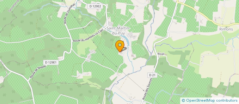 localisation de l'entreprise EARL VIGNOBLES LOPEZ  SAINT-MARTIN-DU-PUY