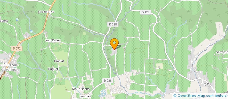 localisation de l'entreprise EARL VIGNOBLES MAYLE  SAINT-MARTIN-DE-SESCAS