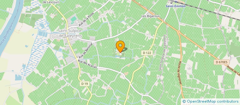 localisation de l'entreprise EARL VIGNOBLES MP ET S APELBAUM  VIGNONET