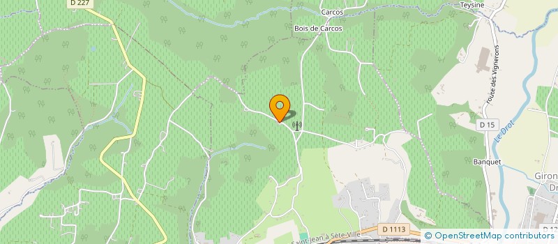 localisation de l'entreprise EARL VIGNOBLES PEYVERGES  CASSEUIL