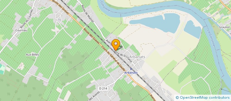 localisation de l'entreprise EARL VIGNOBLES REYNAUD  ARBANATS