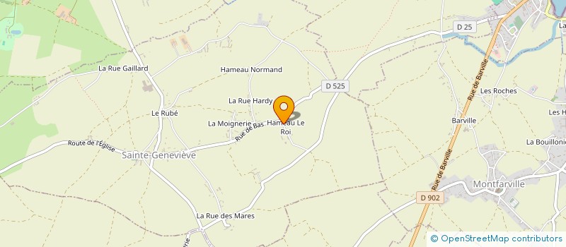 localisation de l'entreprise EARL VILLAGE LEROY  SAINTE-GENEVIEVE