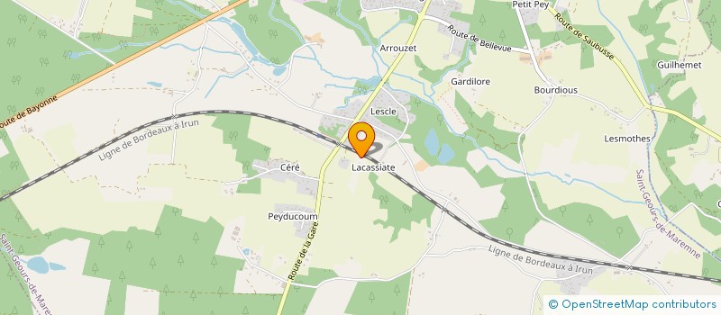 localisation de l'entreprise EARL VILLENAVE FREDERIC  TOSSE