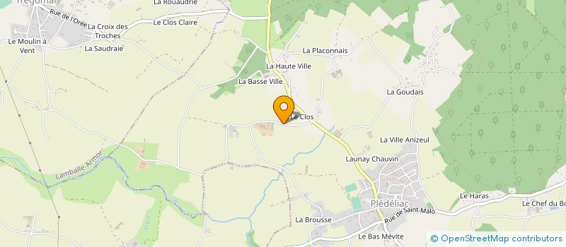 localisation de l'entreprise EARL VILLENEUVE à PLEDELIAC