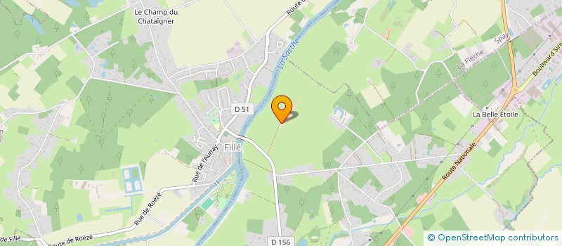 localisation de l'entreprise EARL VILLETTE  GUECELARD