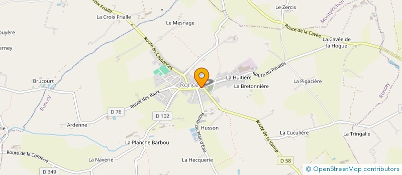 localisation de l'entreprise EARL VILLY à SAINT-MARTIN-DE-CENILLY