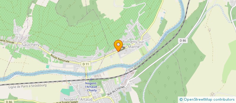 localisation de l'entreprise EARL VINCENT à ROMENY-SUR-MARNE
