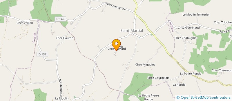 localisation de l'entreprise EARL VINCENT à SAINT-MARTIAL