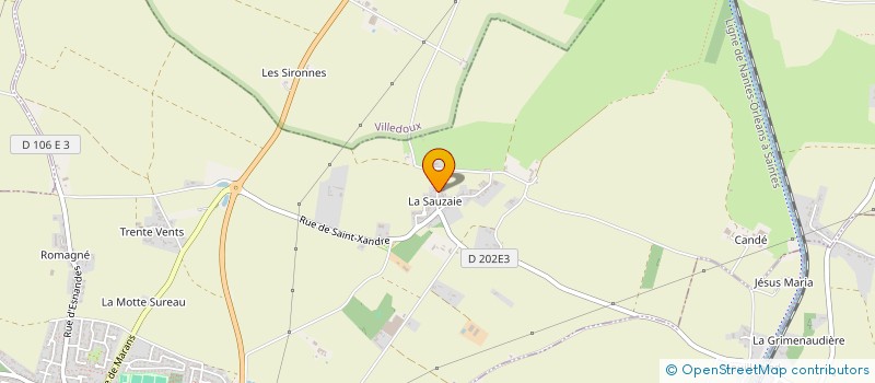 localisation de l'entreprise EARL VINCENT  SAINT-XANDRE