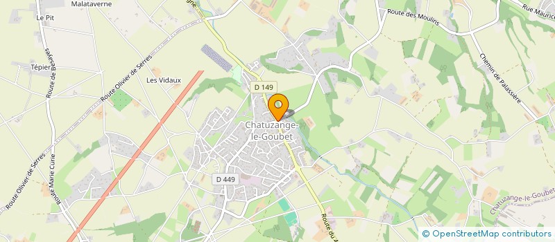 localisation de l'entreprise EARL VIOSSAT JEAN-PIERRE à CHATUZANGE-LE-GOUBET