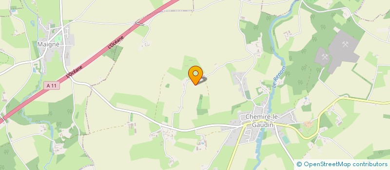 localisation de l'entreprise EARL VIVIER  CHEMIRE LE GAUDIN