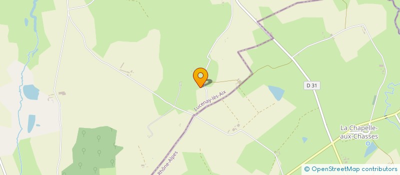 localisation de l'entreprise EARL VOISIN BLOND  LUCENAY LES AIX