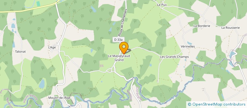 localisation de l'entreprise EARL VOISIN-DERUELLE à MAISONNAIS-SUR-TARDOIRE