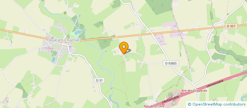 localisation de l'entreprise EARL VOLAILLES CORBIN à JOUE EN CHARNIE