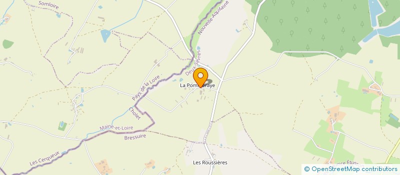 localisation de l'entreprise EARL VOLAILLES DE LA POMMERAIE à SAINT MAURICE ETUSSON