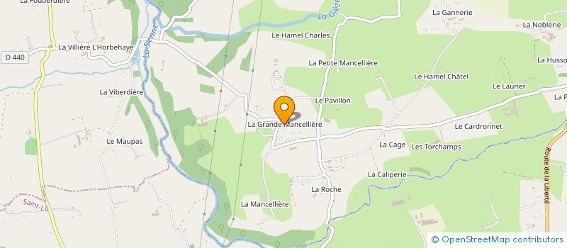 localisation de l'entreprise EARL VOLAILLES DELABROISE à PERCY-EN-NORMANDIE