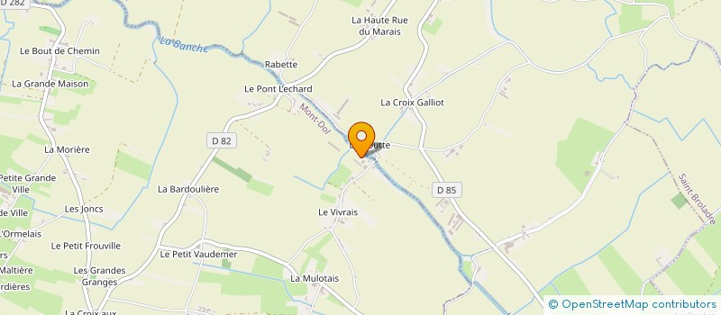 localisation de l'entreprise EARL VOLAILLES MONT-DOLOISES à MONT-DOL