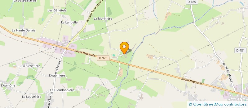 localisation de l'entreprise EARL VOLAILLES PREAUX à ISIGNY-LE-BUAT
