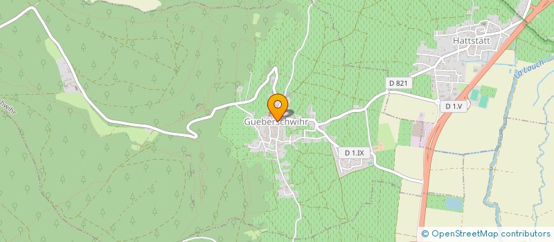 localisation de l'entreprise EARL VORBURGER  VGTLINSHOFFEN